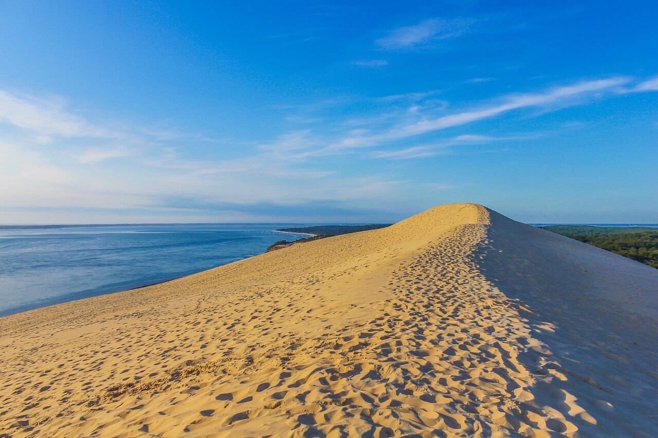 Dune vue aérienne