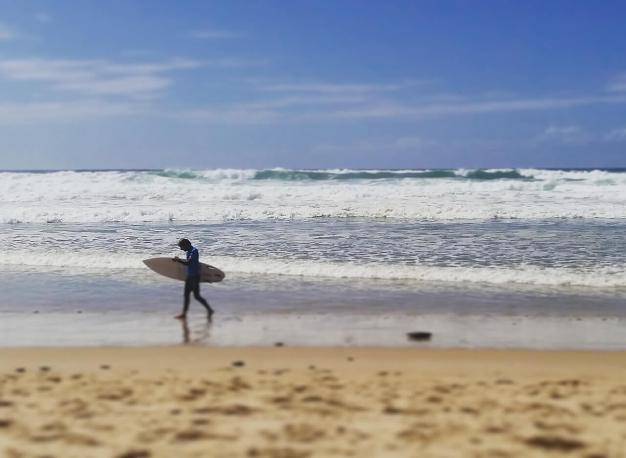 Surf sur l'Océan